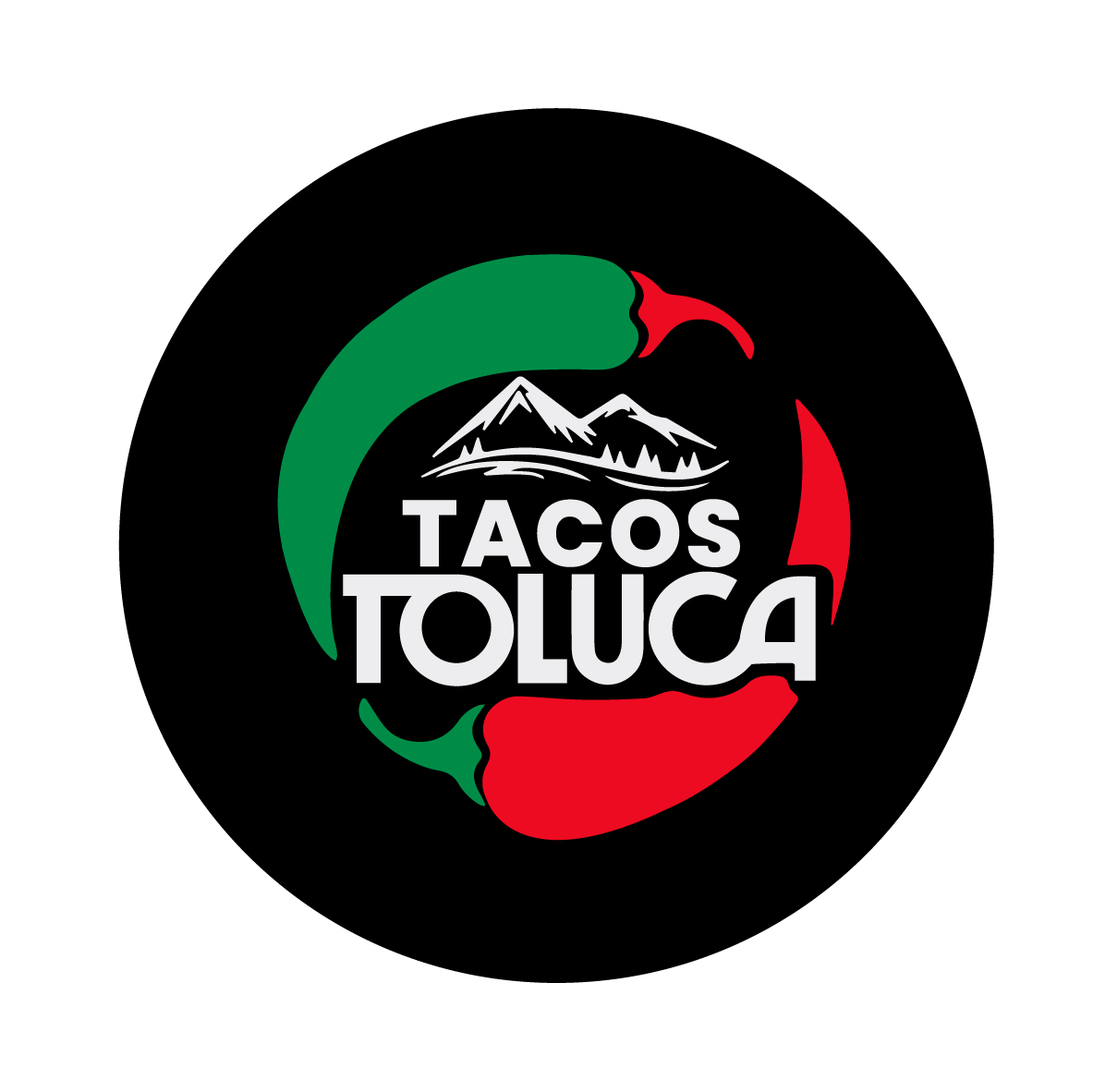 Logos Tacos Tolucafondo negro